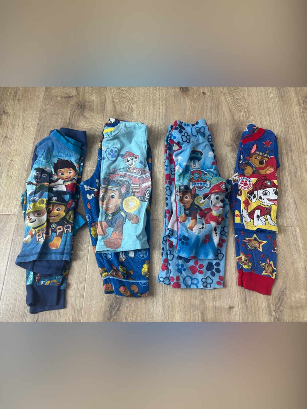 Paw Patrol Blue Multi-Character Kids Pajama sets bundle